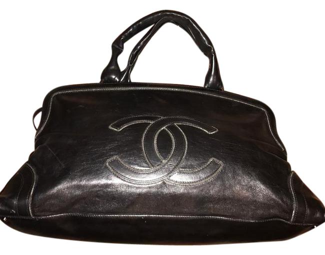 Chanel Jumbo Lambskin Shopper Carry all Tote
