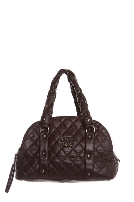 Chanel Leather Brown Tote