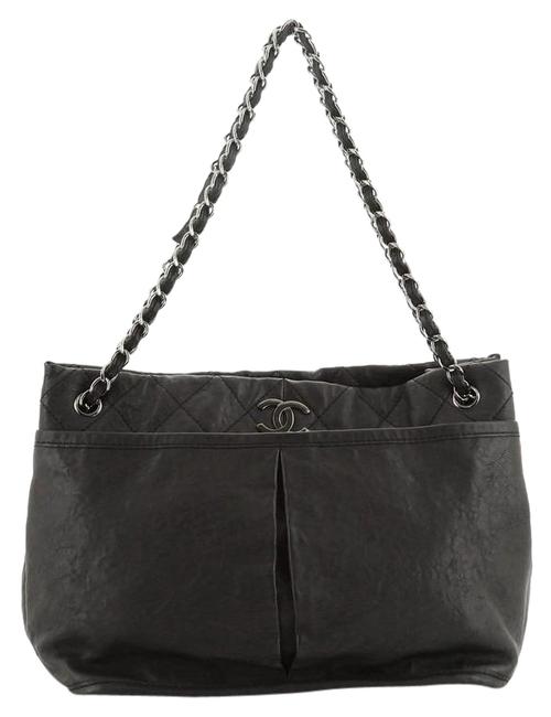 Chanel Natural Beauty Black Leather Tote