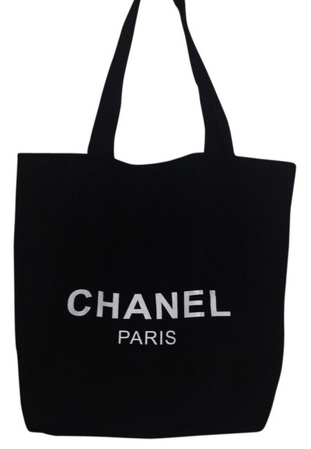 Chanel New In Classic Black Canvas Tote