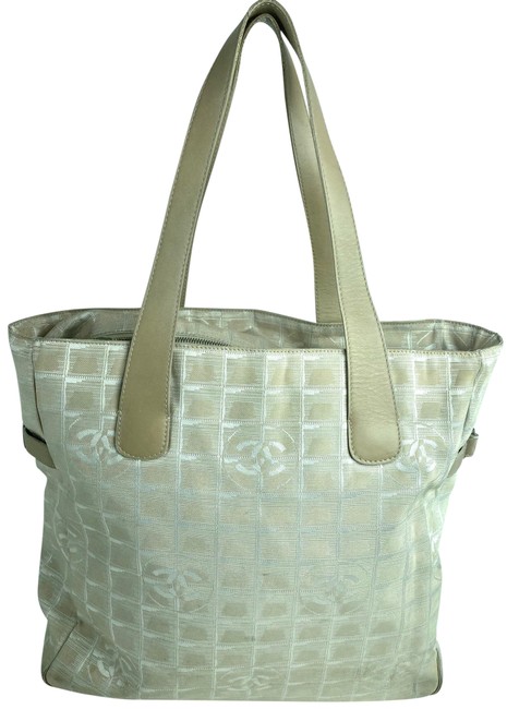 Chanel New Line Gm 8cca63 Beige Canvas Tote