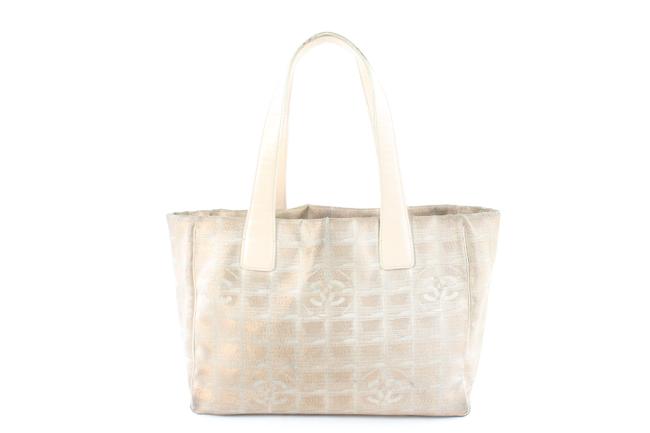Chanel New Line Shopper 12cz0629 Bronze Canvas Tote