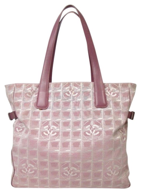 Chanel Pink Travel Line Bag Tote