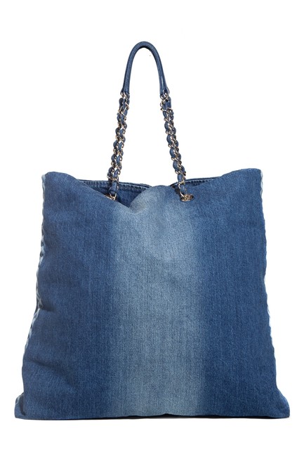 Chanel Proenza Schouler White Cross body Denim Tote