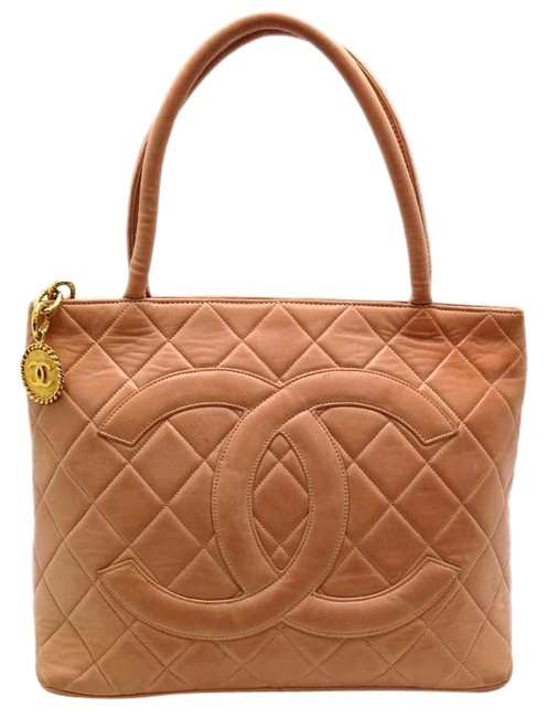 Chanel Reprint Ladies Dh52908 Pink Leather Tote