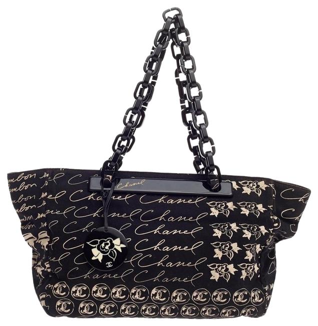 Chanel Resin Printed Canvas Tote