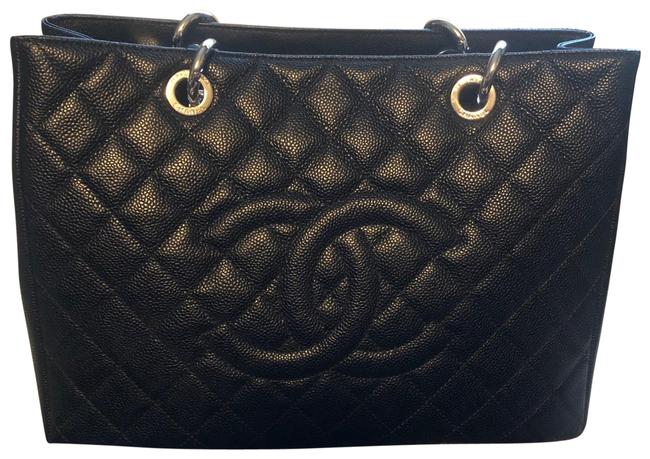 Chanel Shopping Bag Large Black Tote
