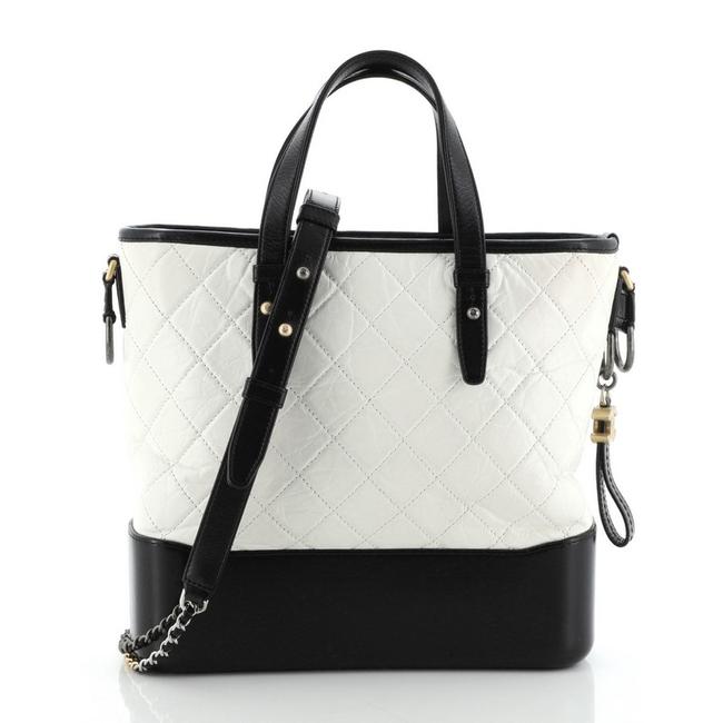 Chanel Shopping Gabrielle Quilted Calfskin Medium Tote