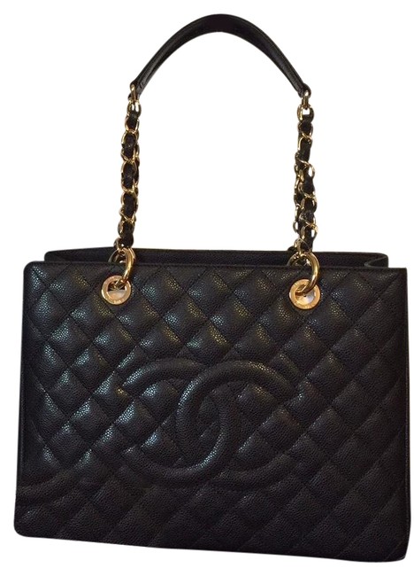 Chanel Shopping Gst Black Caviar Tote