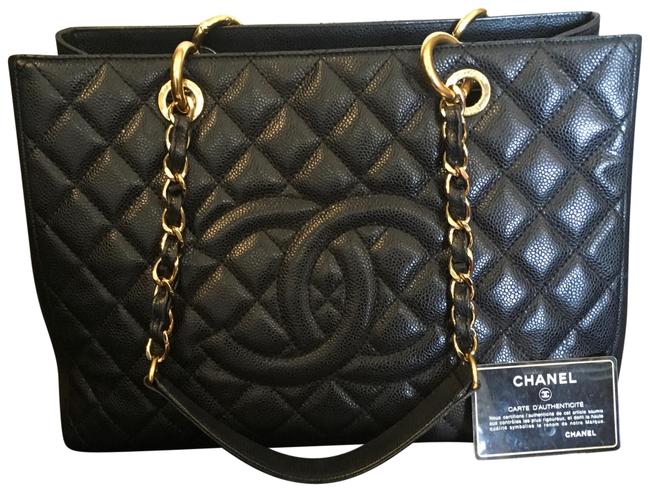 Chanel Shopping Grand Black Tote