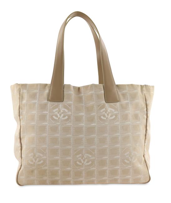 Chanel Shopping Beige New Travel Line Tote