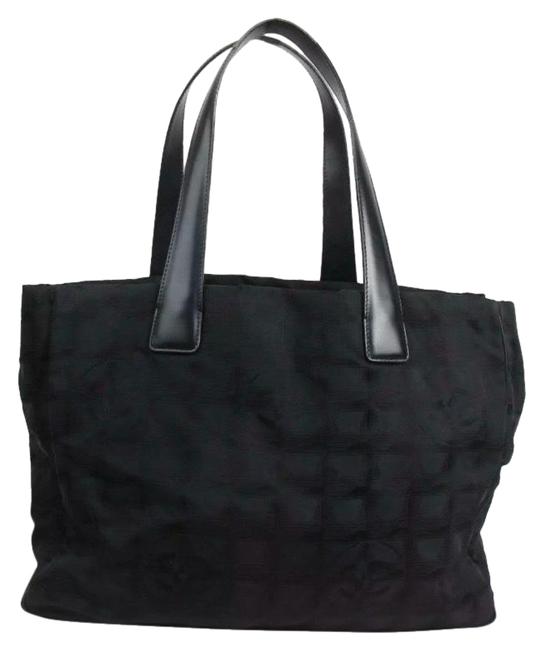 Chanel Shoulder Bag Canvas Tote