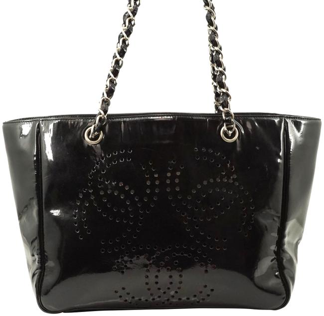 Chanel Shoulder Bag Triple Coco Punching Chain #2282c22 Black Tote