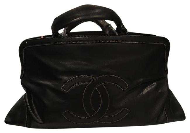 Chanel Stunning Blk Leather Tote