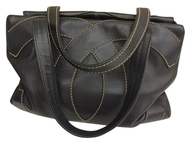 Chanel Surpique Black Tote