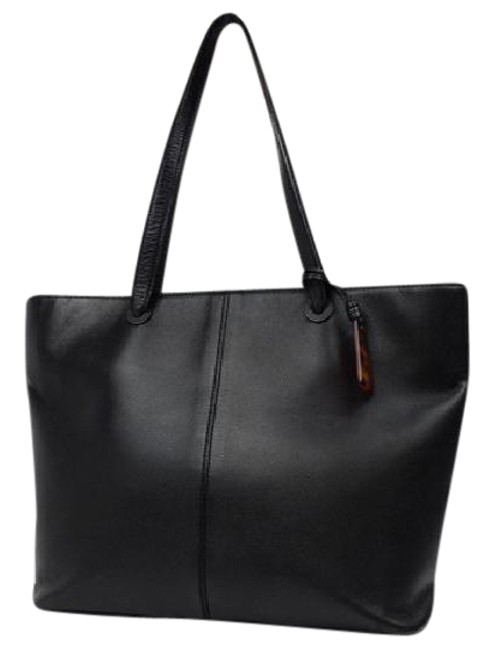 Chanel Timeless Caviar 218178 Black Leather Tote