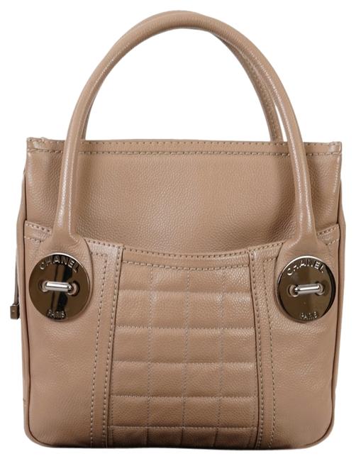 Chanel Timeless Caviar Beige Leather Tote