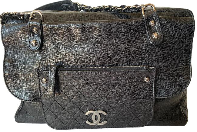 Chanel Timeless Bag Large Black Leather Tote