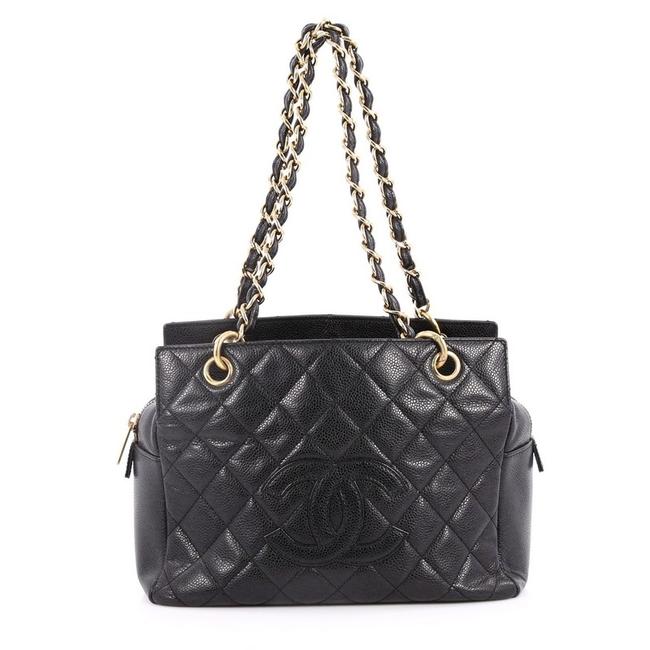 Chanel Timeless Petite Black Leather Tote