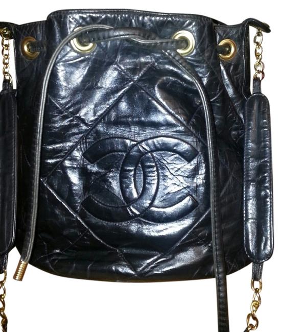 Chanel Bucket ToteBucket Black Leather Tote