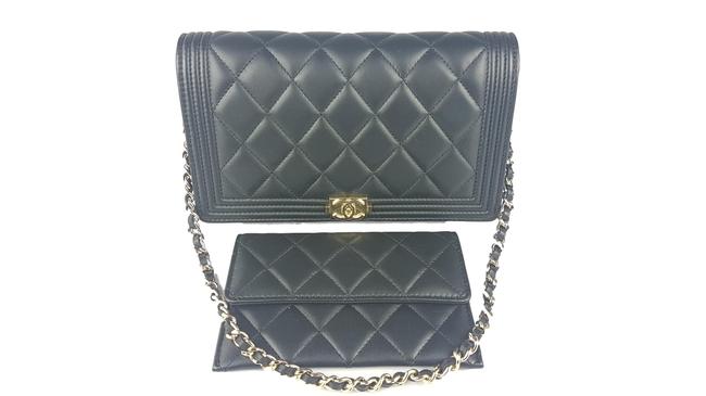 Chanel Shoulder Bag Woc Black Leather Tote