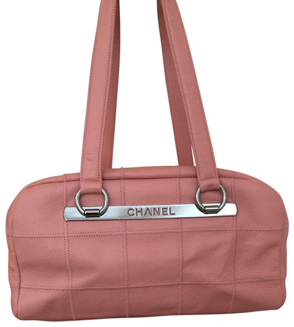 Chanel Doctor Nwts Pink An Silver Lambskin Leather WeekendTravel Bag