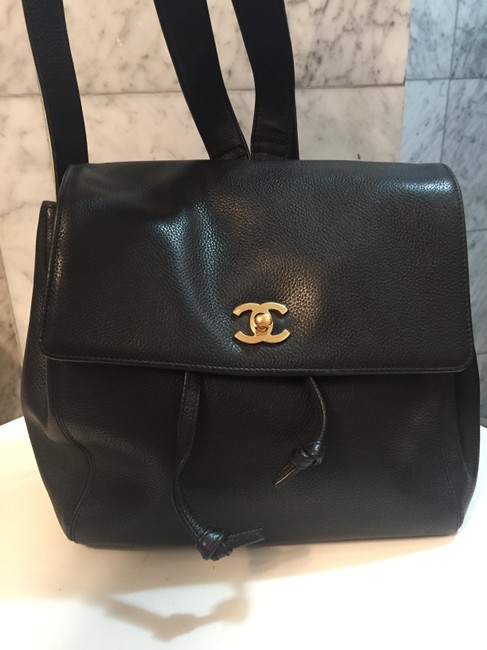 Chanel Caviar Black Backpack