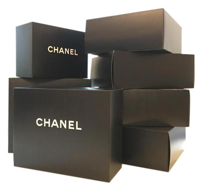 Chanel Boxes Black Paper WeekendTravel Bag