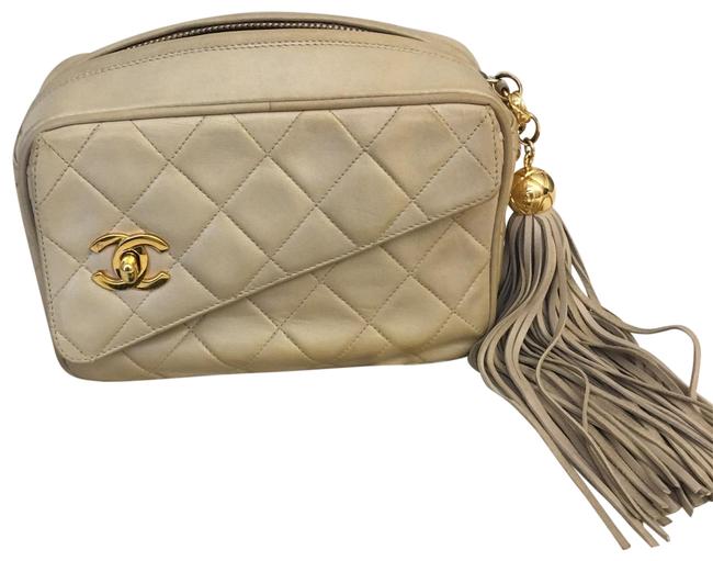 Chanel Camera Bag Being Lambskin Leather Backpack