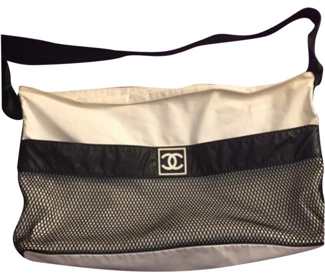 Chanel Duffle Cc Gym Overnight White WeekendTravel Bag
