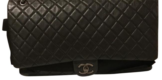 Chanel Classic Flap Xxl Leather WeekendTravel Bag