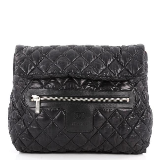 Chanel Cocoon Black Nylon Backpack