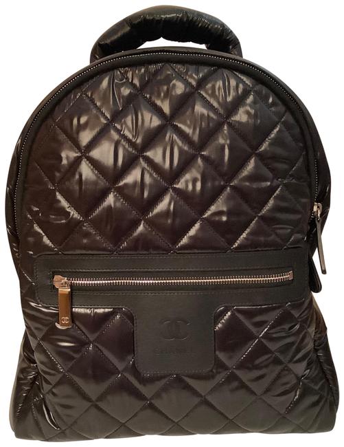Chanel Cocoon Coco Black Nylon Backpack