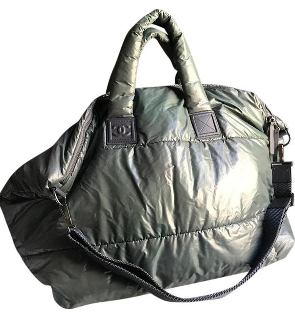 Chanel Cocoon Xxl Tote Super Rare Grey WeekendTravel Bag