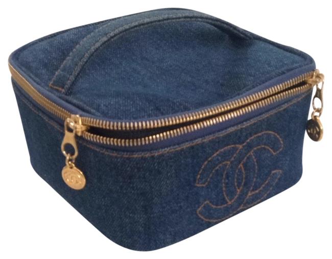 Chanel Cosmetic Denim WeekendTravel Bag