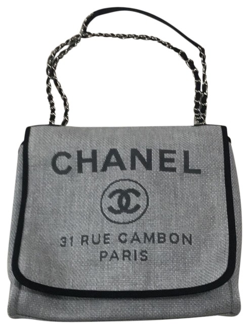 Chanel Deauville Small Raffia Messenger Bag