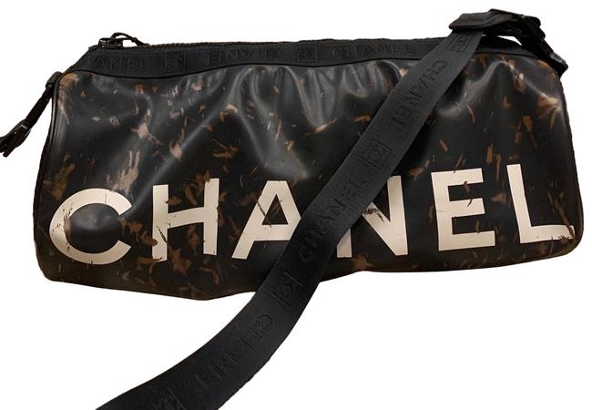 Chanel Duffle Black WeekendTravel Bag