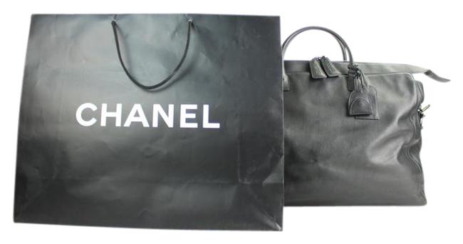 Chanel Duffle Extra Large Xxl Lambskin WeekendTravel Bag