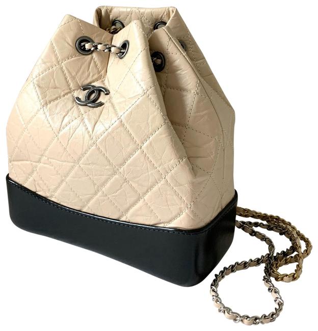 Chanel Gabrielle Small Beige Backpack