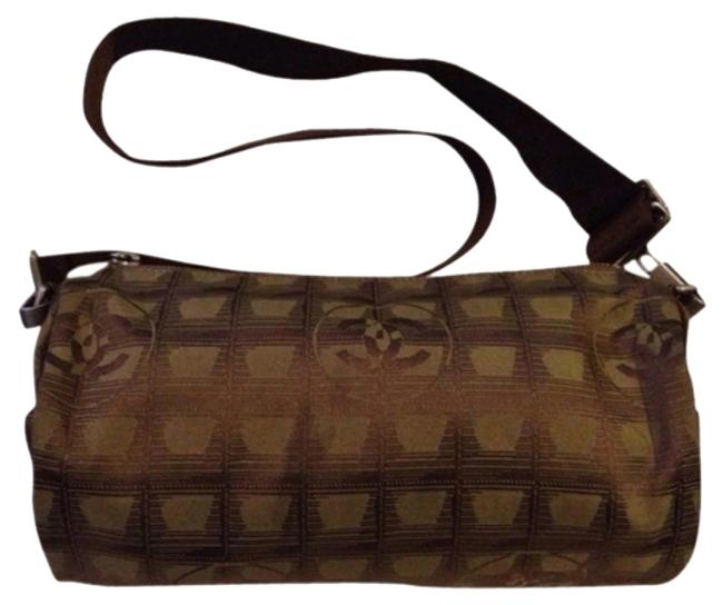 Chanel KhakiBrownArmy Green WeekendTravel Bag