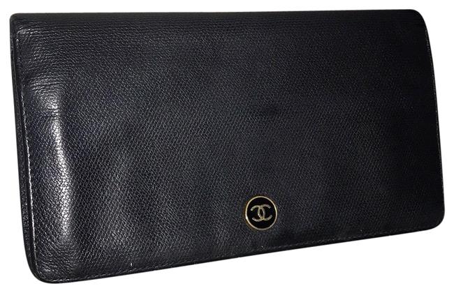 Chanel Lambskin Leather Wallet Cc Logo Wristlet