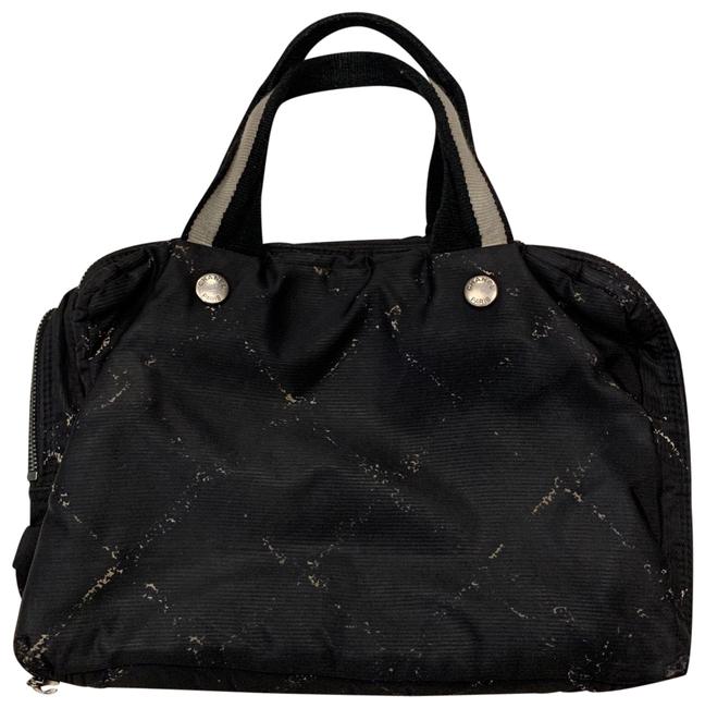 Chanel Cosmetic Black Nylon WeekendTravel Bag