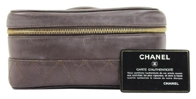 Chanel Make up Case Cctl52 Brown WeekendTravel Bag