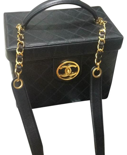 Chanel Makeup Cosmetic Leather WeekendTravel Bag