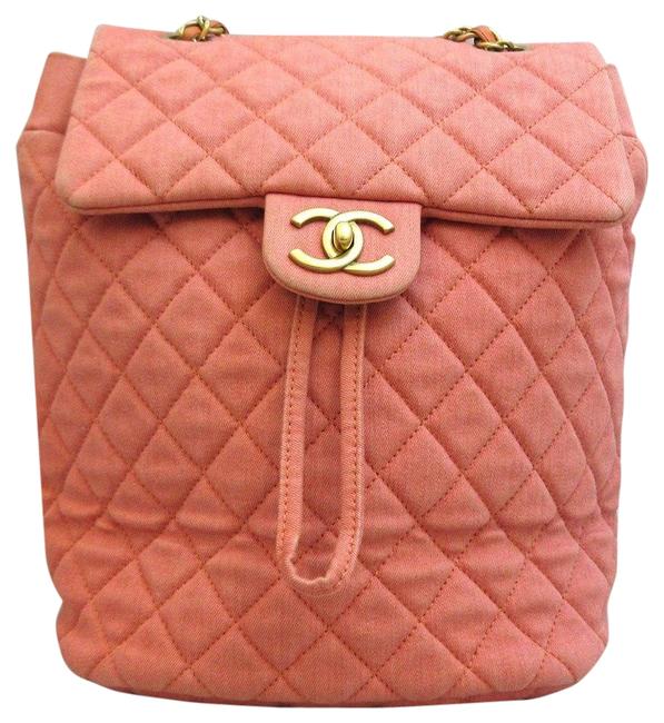 Chanel Matrasse A91121 Rucksack Ladies Gold Hardware Black Denim Backpack