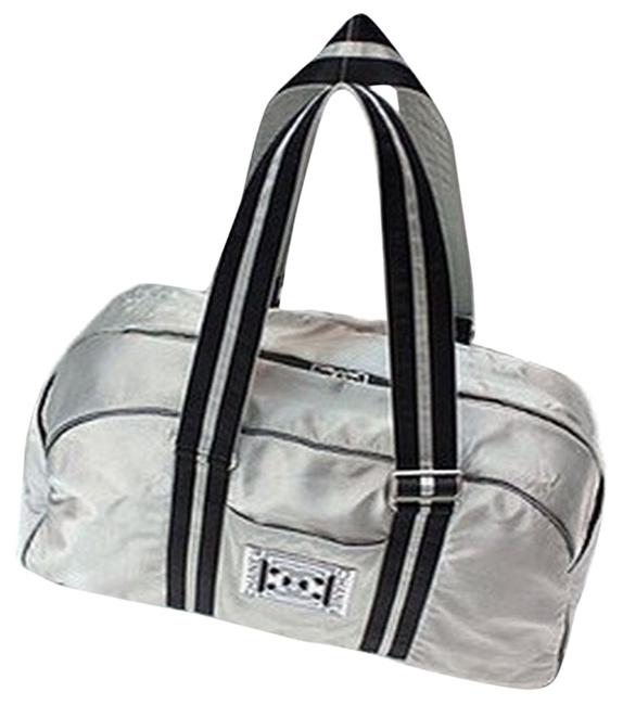 Chanel Duffle Metallic Gym WeekendTravel Bag