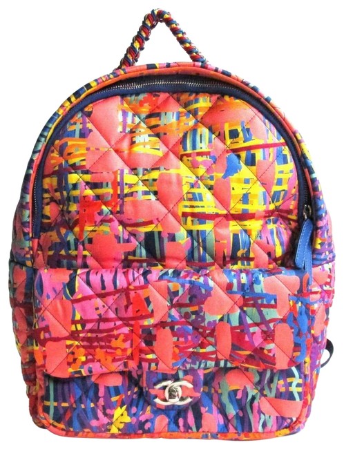 Chanel Multicolor Nylon Backpack