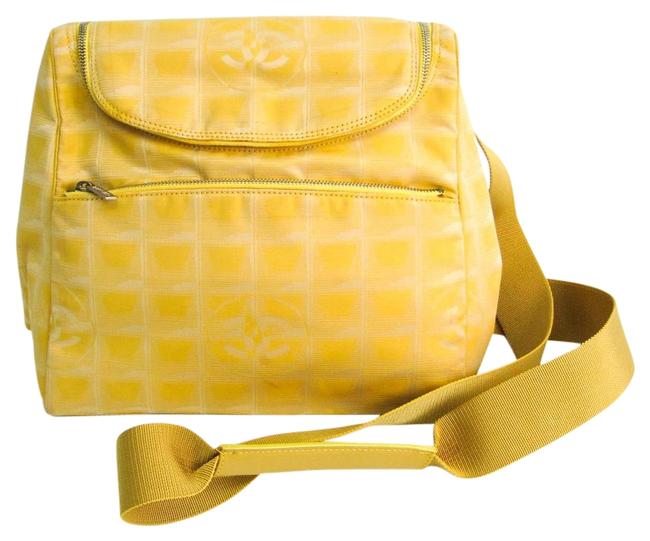Chanel New A15958 Yellow Travel Line Backpack