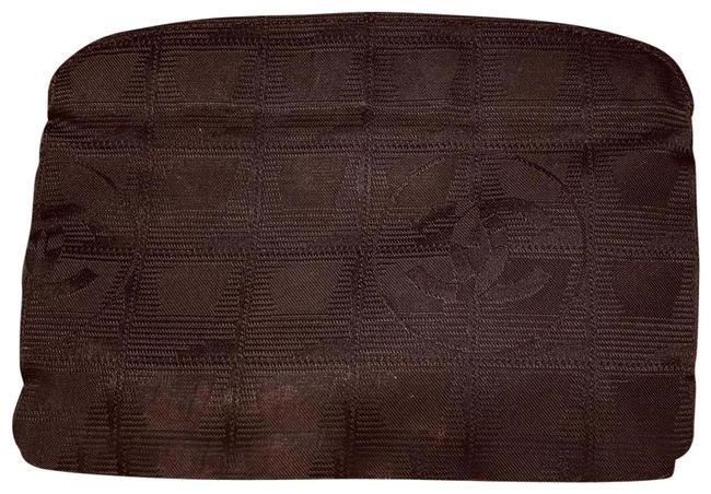 Chanel Pouch Black Cancas Wristlet