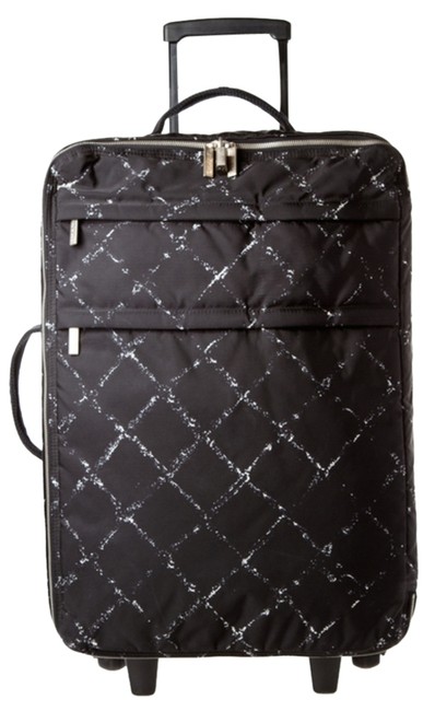 Chanel Rolling Suitcase Black Nylon WeekendTravel Bag